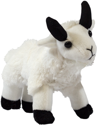 Small Plush Goat Click To Enlarge - Stuffed Toy (500x500), Png Download