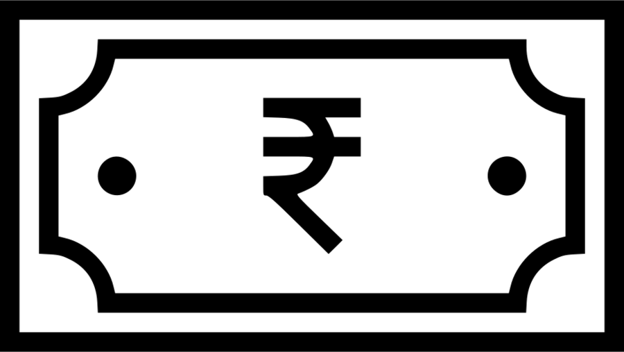 Indian Note Icon Clipart Indian Rupee Sign Computer - Indian Rupee Note Icon (900x507), Png Download