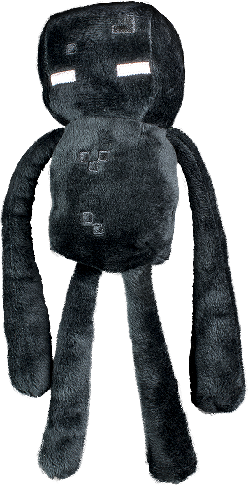 Minecraft Enderman Plush Stuffed Animals - Minecraft Enderman Plush Png (511x1000), Png Download