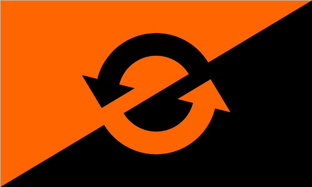 Prev - Anarcho Mutualism Flag (1000x1000), Png Download