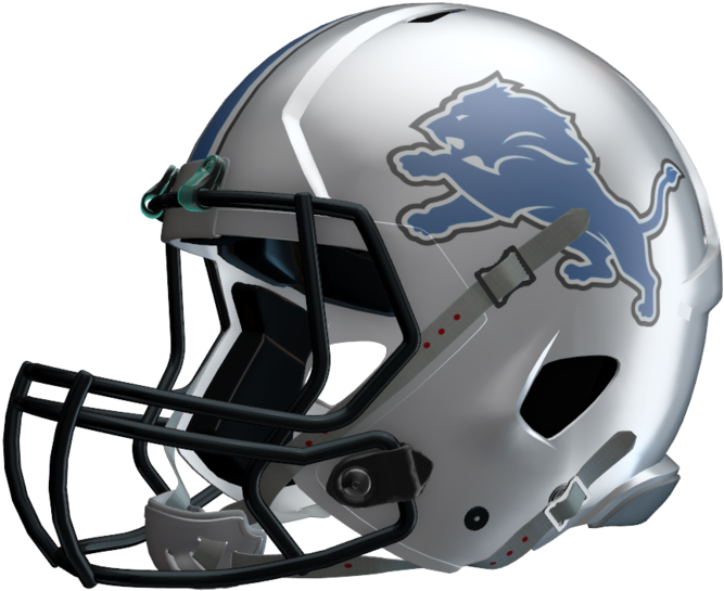 At The Detroit Lions Versus Atlanta Falcons Game, Some - Nfl Detroit Lions Game Day Face Temporary Tattoo (986x555), Png Download