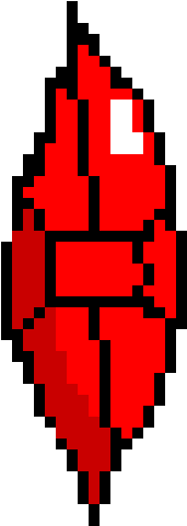 Rupee - Pixel Art (440x630), Png Download