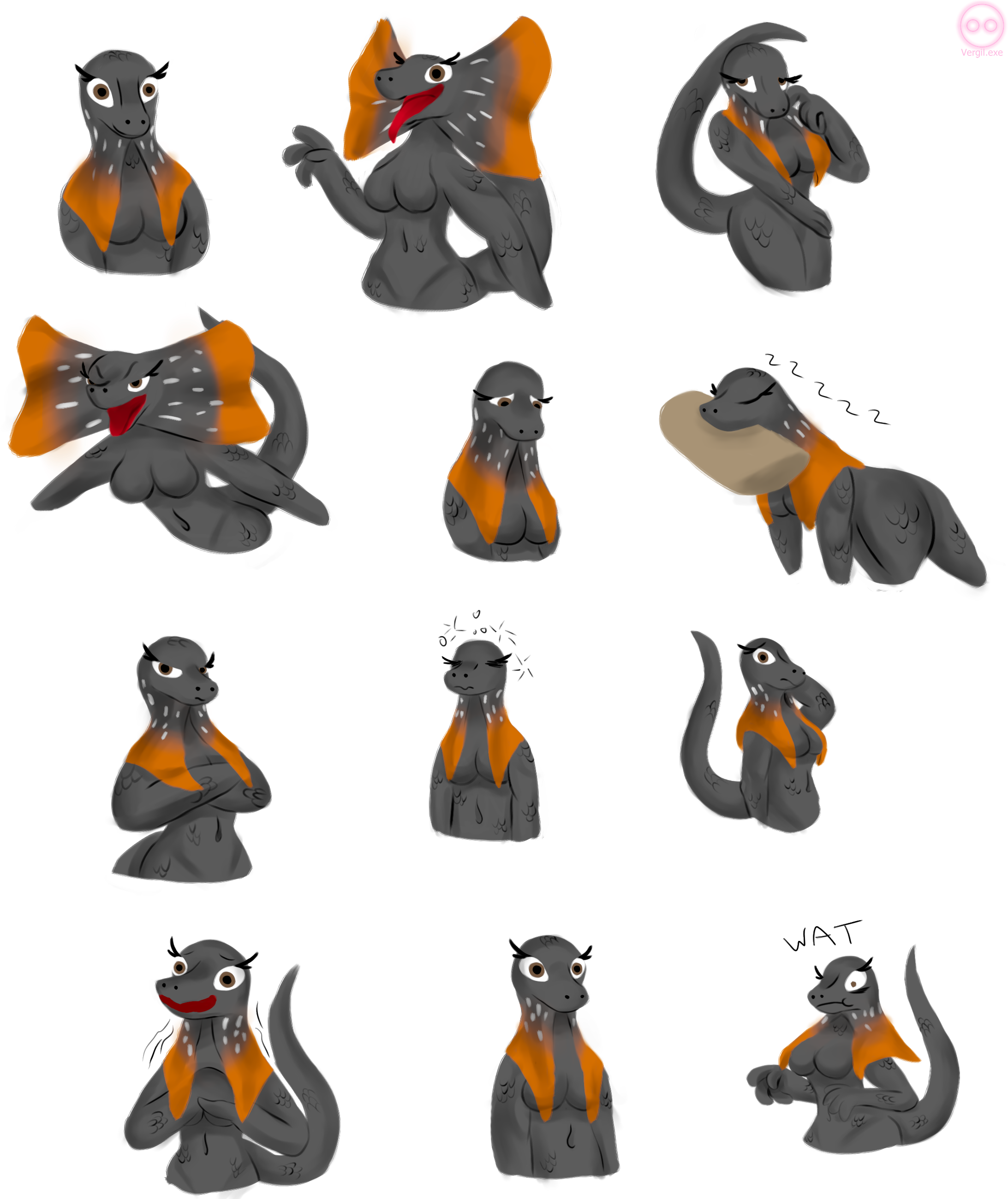 Samantha Fields Emotes - Bat (2200x2600), Png Download