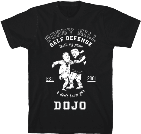 Bobby Hill Self Defense Dojo Mens T-shirt - Boom Tetris For Jeff T Shirt (484x484), Png Download