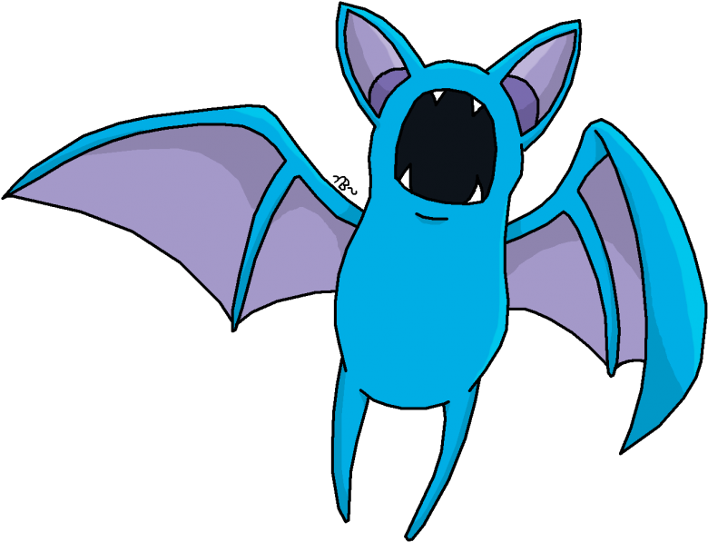 Zubat - Zubat Transparent (974x800), Png Download
