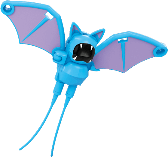 Pokemon Mega Construx Zubat (600x600), Png Download