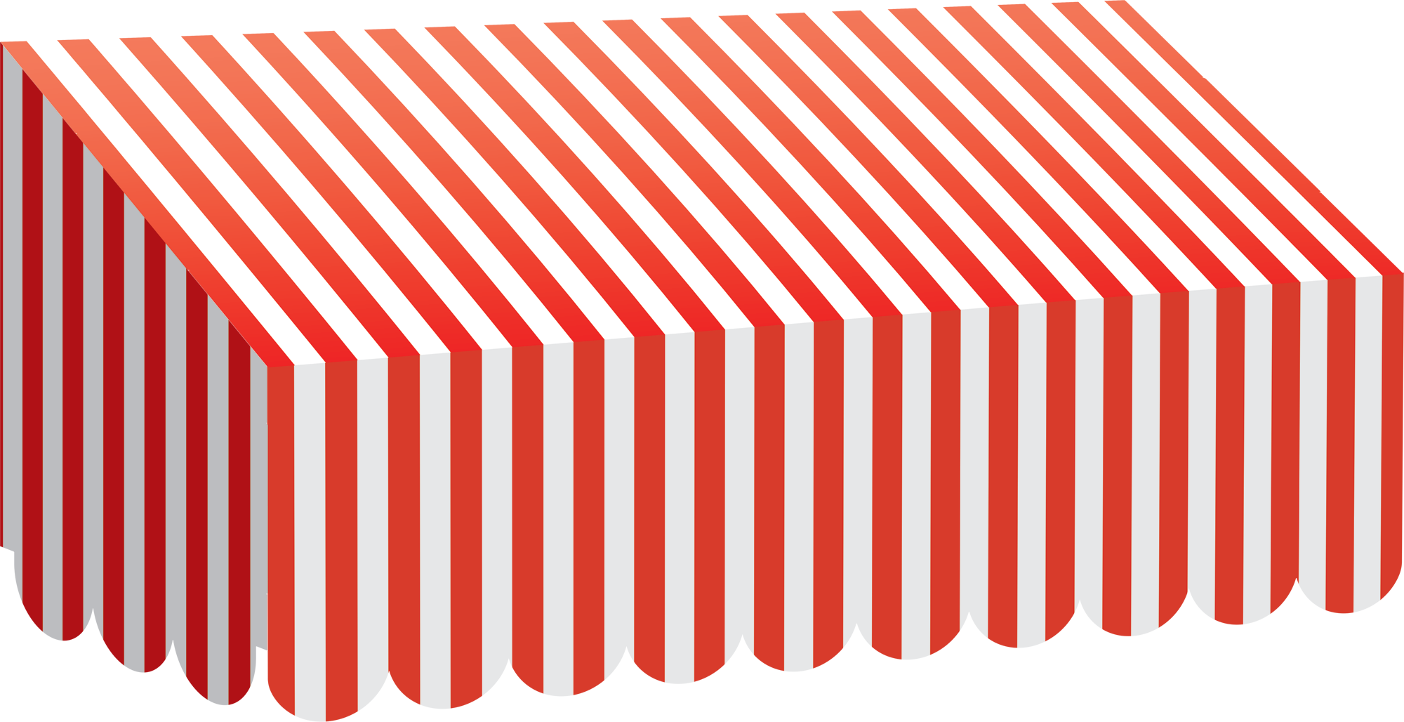Tcr77165 Red & White Stripes Awning Image - Teacher Created Resources Red & White Stripes Awning (900x900), Png Download
