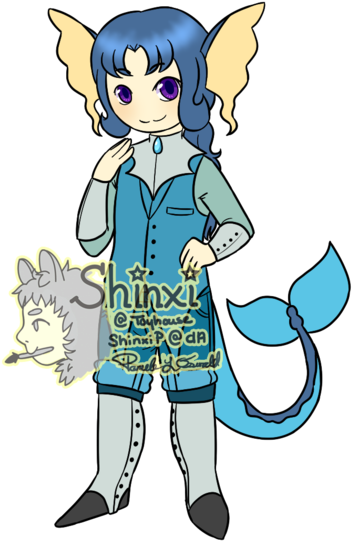 “ On Da My Half Of An Art Trade That I Did With @ - Art (400x598), Png Download