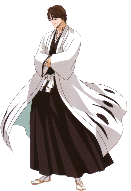 Soulsociety Aizen - Captain Sosuke Aizen (557x800), Png Download