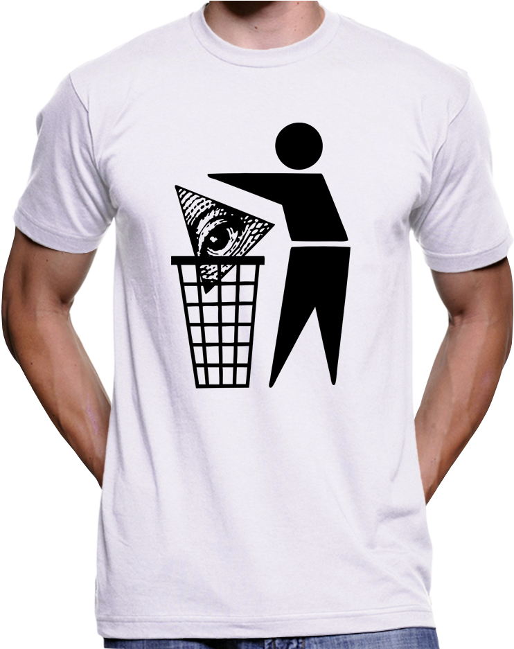 Bin The Illuminati / All Seeing Eye / New World Order - Pro Brexit T Shirts (936x936), Png Download
