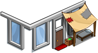 Doctor's Office Canvas Awning-icon - House (350x350), Png Download