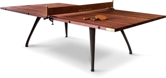 Ping Pong Table Rustic (480x319), Png Download