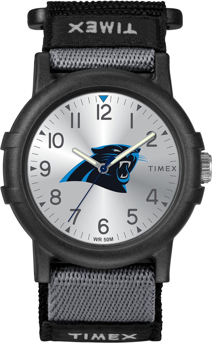 Recruit Carolina Panthers Large - Timex Camper T49713 Watch (1000x1200), Png Download