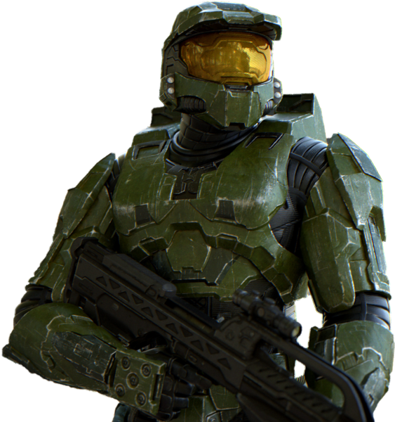 Can A Super-soldier And His Futuristic Weaponry Take - Halo 2 Master Chief (563x600), Png Download