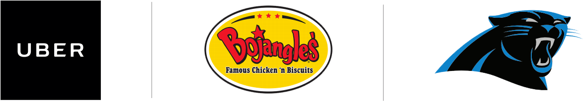 We're Teaming Up With Bojangles' And The Carolina Panthers - Graphic Design (1399x362), Png Download