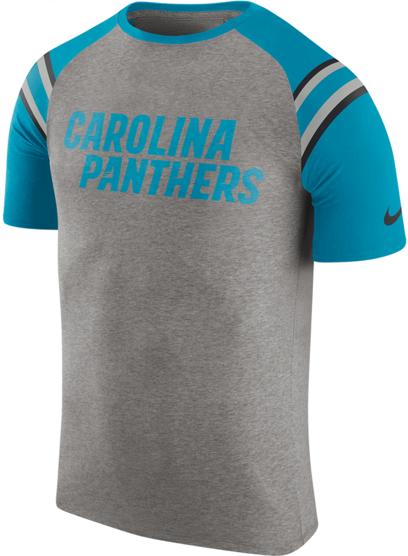 Carolina Panthers Men's Nike Enzyme Shoulder Stripe - Carolina Panthers T Shirt (800x800), Png Download