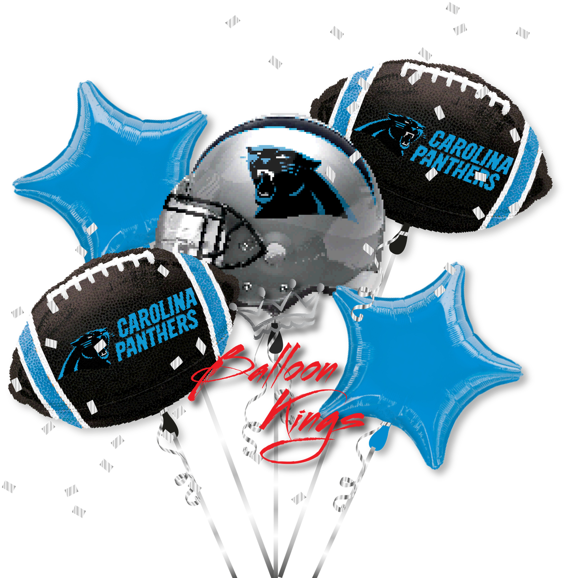 Panthers Bouquet - 21"nfl Carolina Pant (1280x1280), Png Download