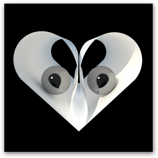 Alien Face - Heart (800x800), Png Download