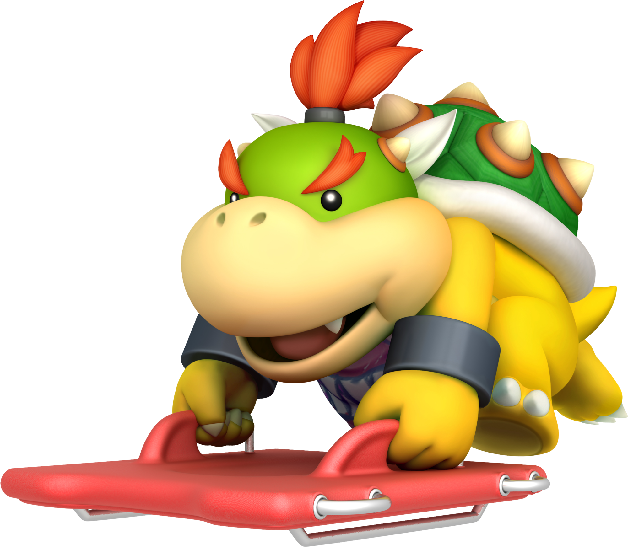 File - Bowser Jr - - Msowg Transparente - Mario & Sonic At The Olympic Winter Games Bowser (550x479), Png Download