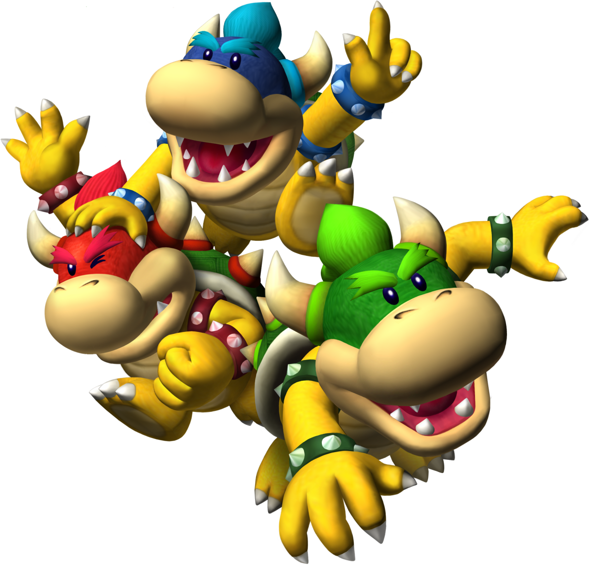 Bowser Jr - Http - //www - Mariowiki - Com/images/9/90/smg - Koopa Kids Mario Party (1164x1117), Png Download