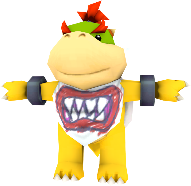 Download Zip Archive - Mario Party Island Tour Bowser Jr (750x650), Png Download