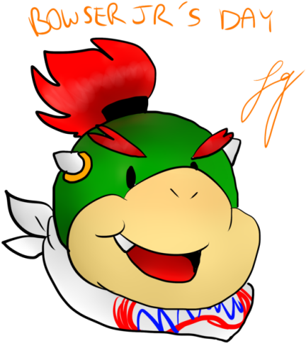 Happy Bowser Jr's Day - Bowser Jr S Day (500x500), Png Download