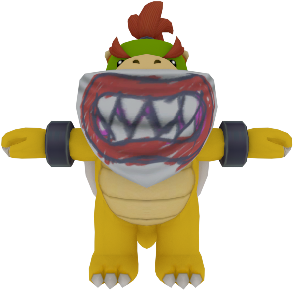 Download Zip Archive - Bowser Y Bowser Jr (750x650), Png Download