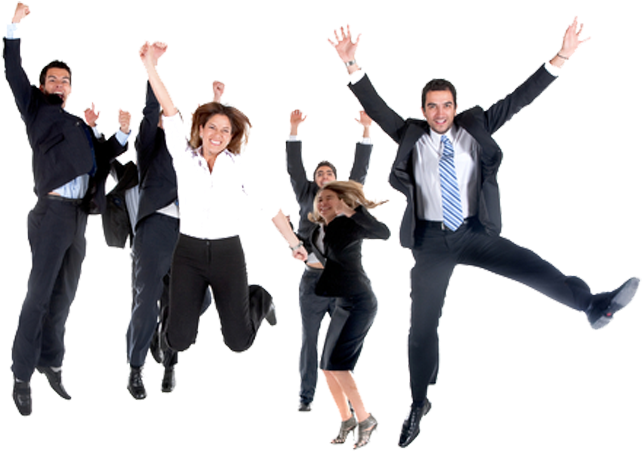 Party People Png For Kids - Corporate People Jumping Png (700x499), Png Download
