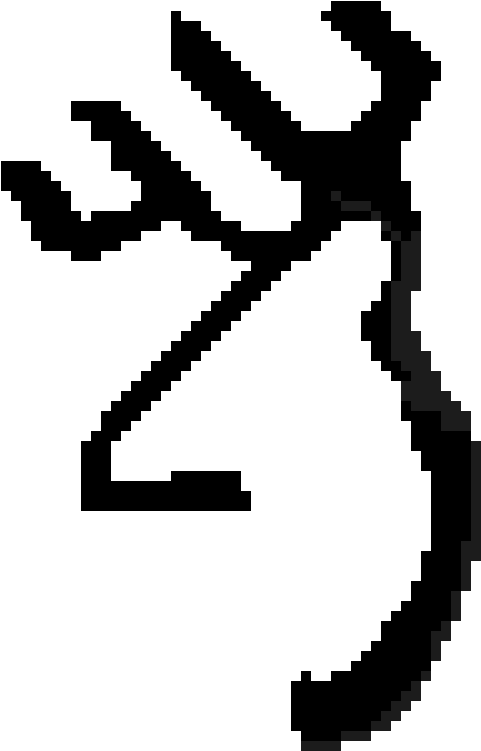 Deer Head - Pixel Art (820x790), Png Download