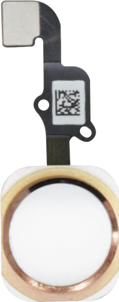Iphone 6s And 6s Plus White/rose Gold Home Button Assembly - Iphone 6s Home Button Flex Cable Assembly (1200x1200), Png Download