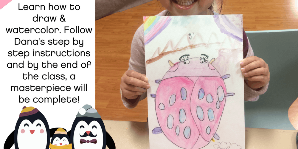 Beginning And Watercolor For Kids Tickets Multiple - Creative Canopy (1000x500), Png Download