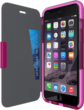 Front-right - Tech21 Evo Wallet Rosa (300x400), Png Download
