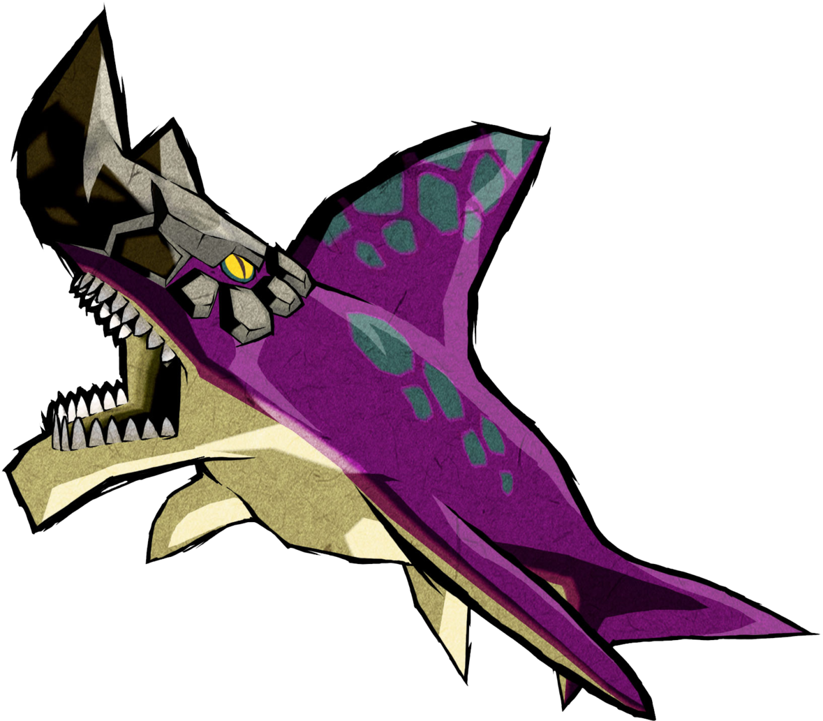 Legend Of Zelda Wind Waker Shark (1200x1057), Png Download