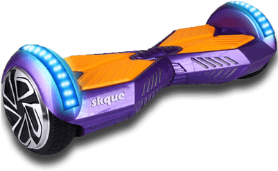 Skque Hoverboard With Bluetooth - Orange And Purple Hoverboards (400x400), Png Download