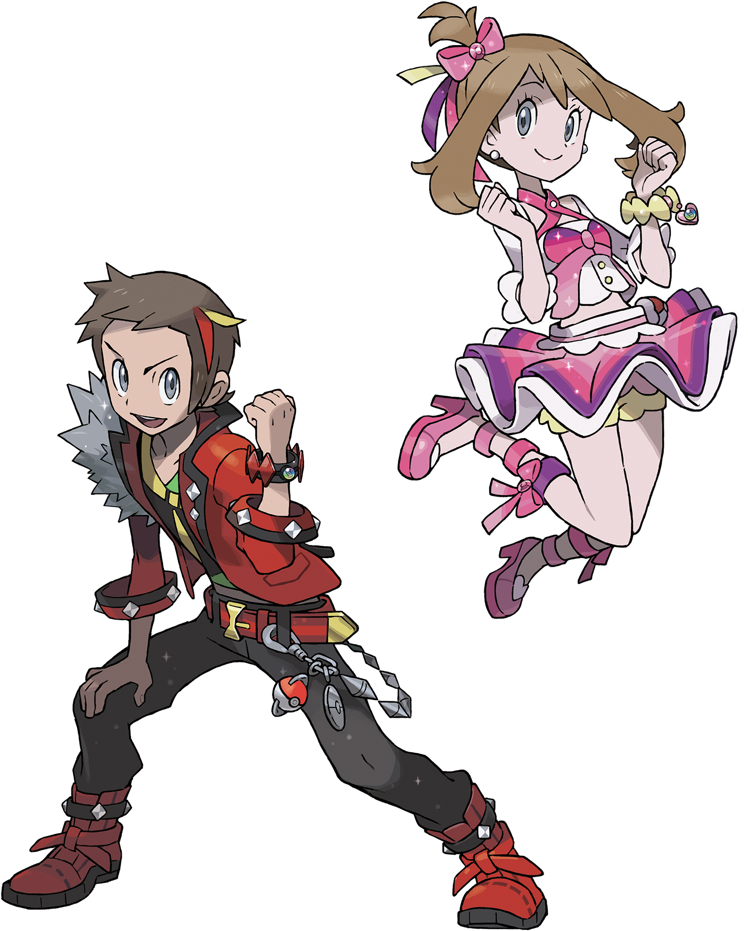 1407690300-1 - Pokemon Rubi Omega Personajes (1600x1980), Png Download