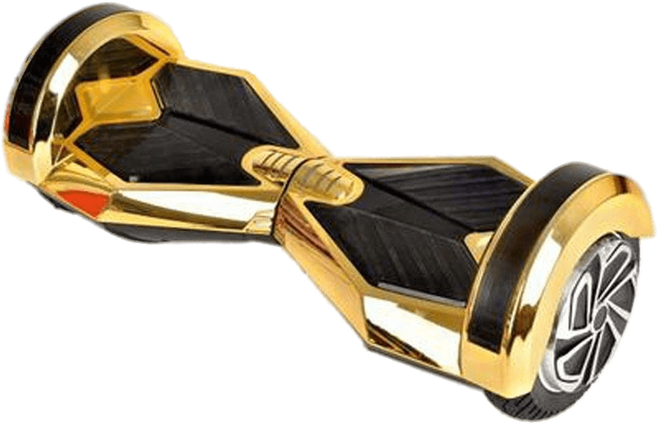 Chrome Lamborghini Hoverboard - Gold Hoverboard (1024x939), Png Download