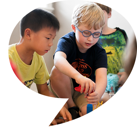 Every Child With A Language Deficit Served In The Way - Child (476x447), Png Download