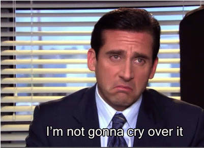 Michael Scott Foot - Crying The Office Gif (400x376), Png Download