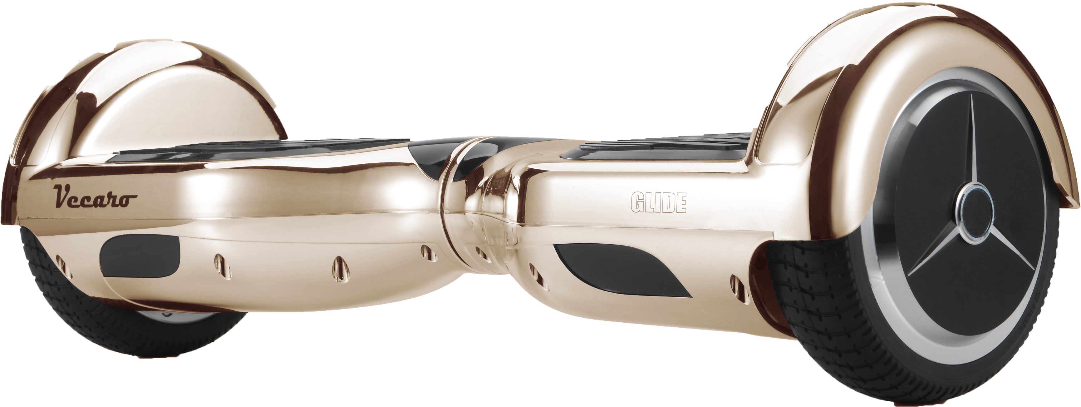 Vecaro Hoverboard - Vecaro Glide-x Hoverboard (chrome) (3622x3622), Png Download