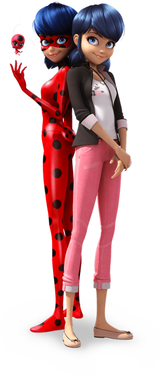 Ladybug / Marinette - Miraculous Ladybug Marinette Vector (330x770), Png Download