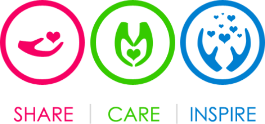 Share Care Inspire - Share Care Inspire Icon Png (534x250), Png Download