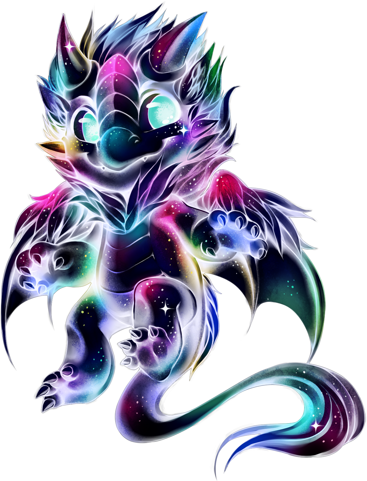 Galaxy Dragon - Dragon Galaxy (1249x1635), Png Download