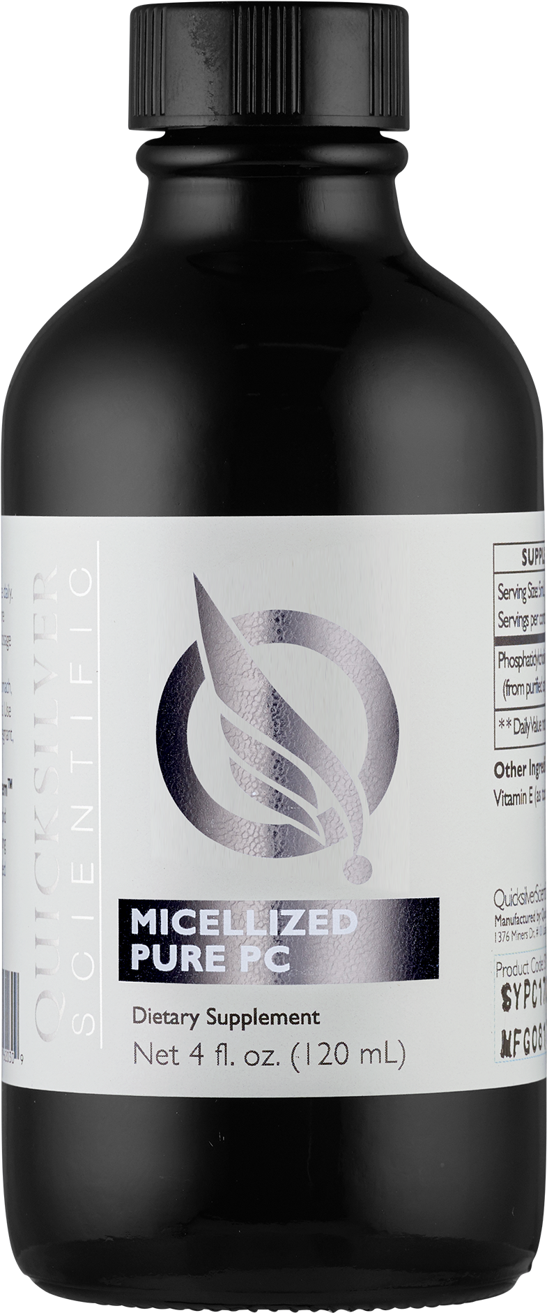 Quicksilver Scientific Pure Micellized Pure Pc, 4 Oz (2280x2280), Png Download