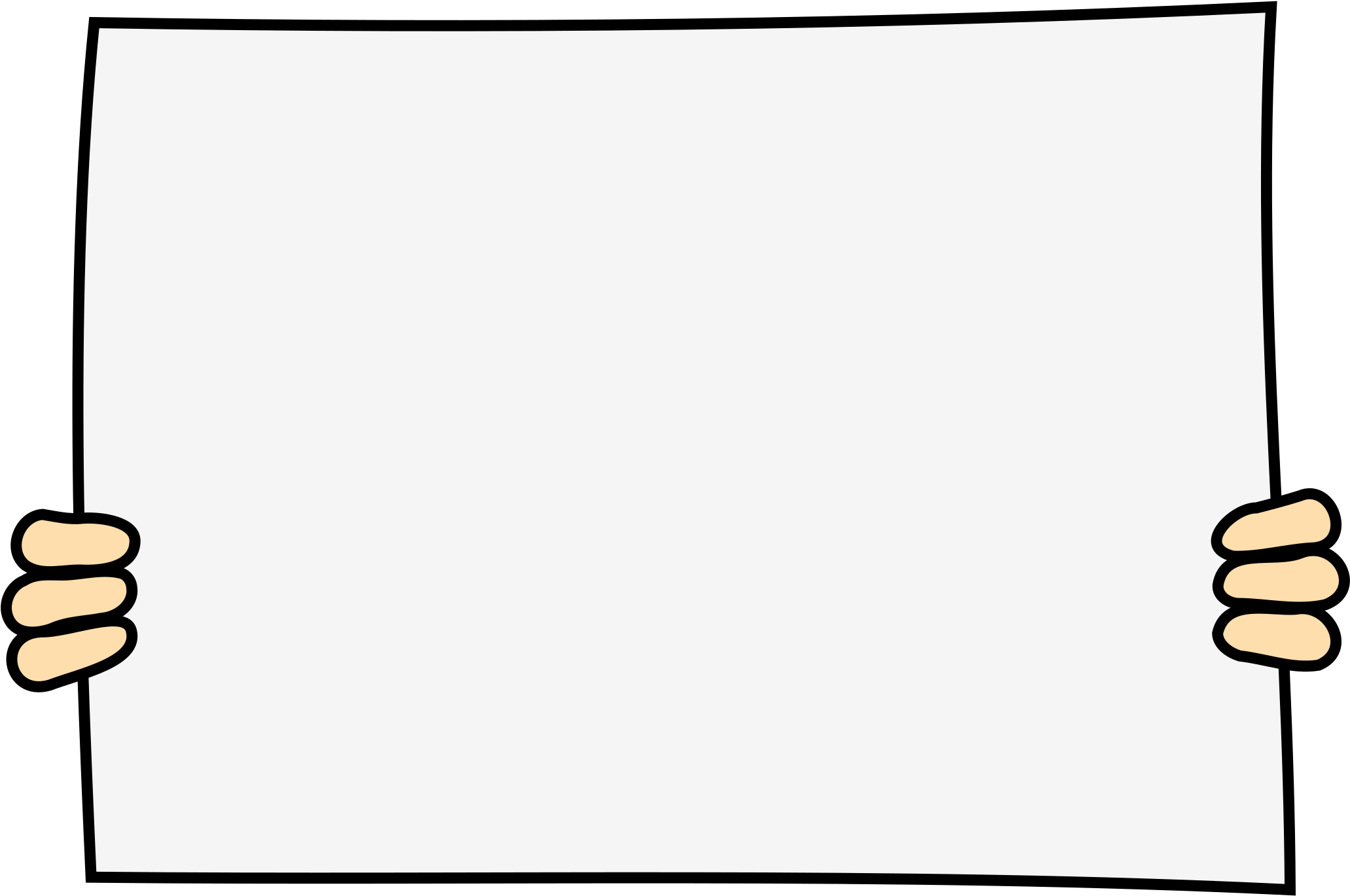 This Free Icons Png Design Of Banner With Hands (2400x1704), Png Download