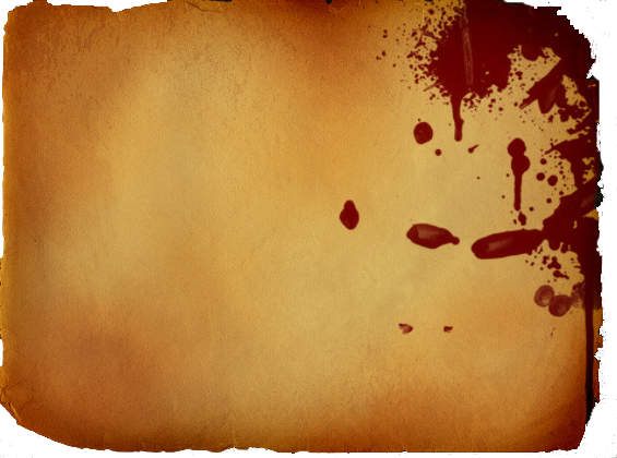 Share This Image - Bloody Piece Of Old Paper (565x420), Png Download