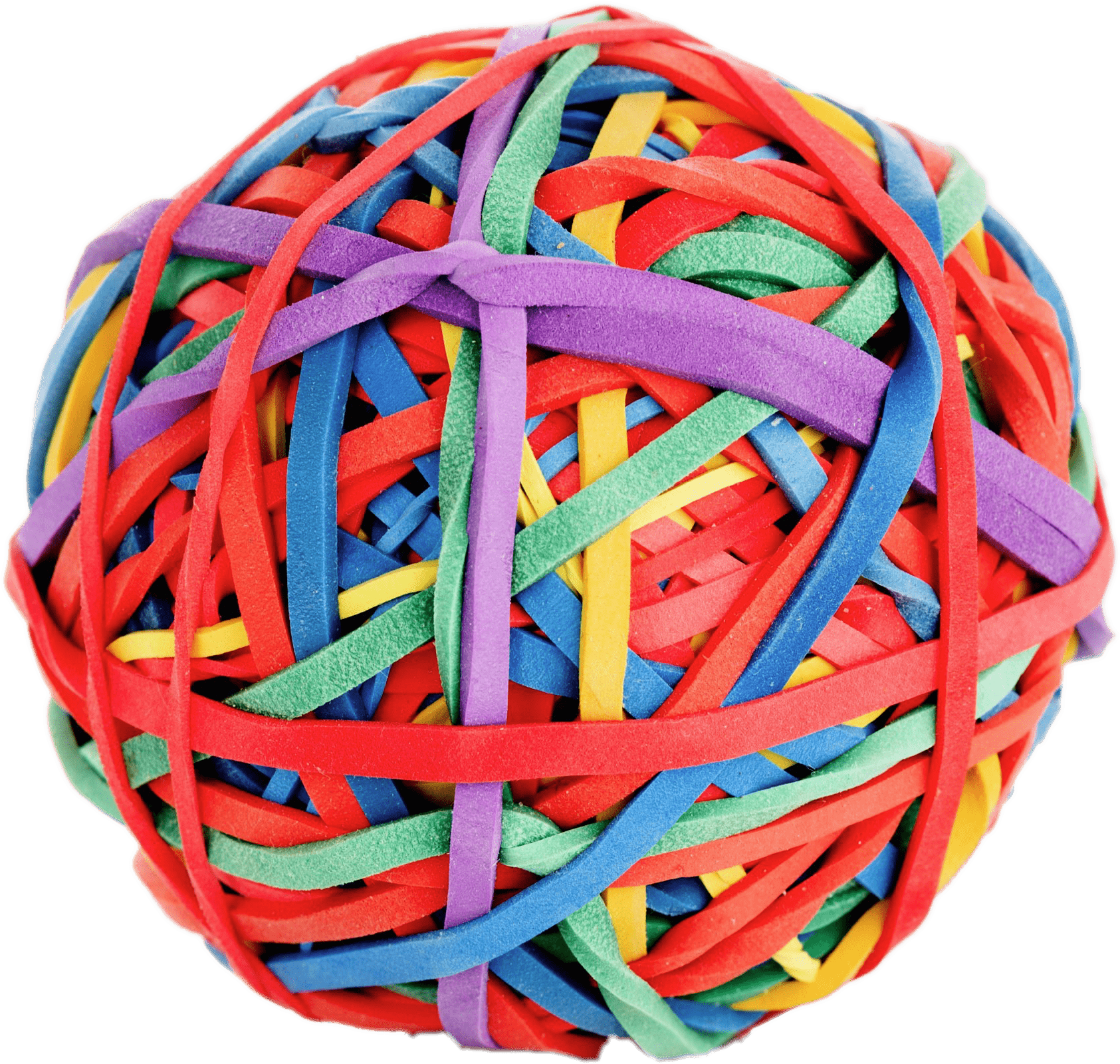 Ball Of Rubber Bands Png - Rubber Bands Clip Art (2048x1986), Png Download