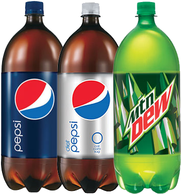 Sprite Bottle Png Menu - Pepsi, Caffeine Free - 2 L Bottle (400x400), Png Download