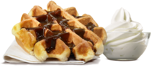 Warmly Delicious - Burger King Desserts Uk (500x540), Png Download