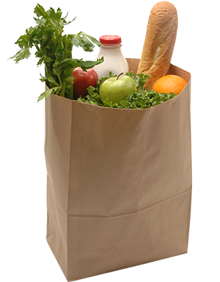 Paper Sos Bags - Vegetable Paper Bag Png (728x420), Png Download