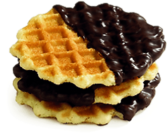 Chocolate Waffles Cliparts - Belgian Butters Butter Waffles, Chocolate Patisserie (400x400), Png Download